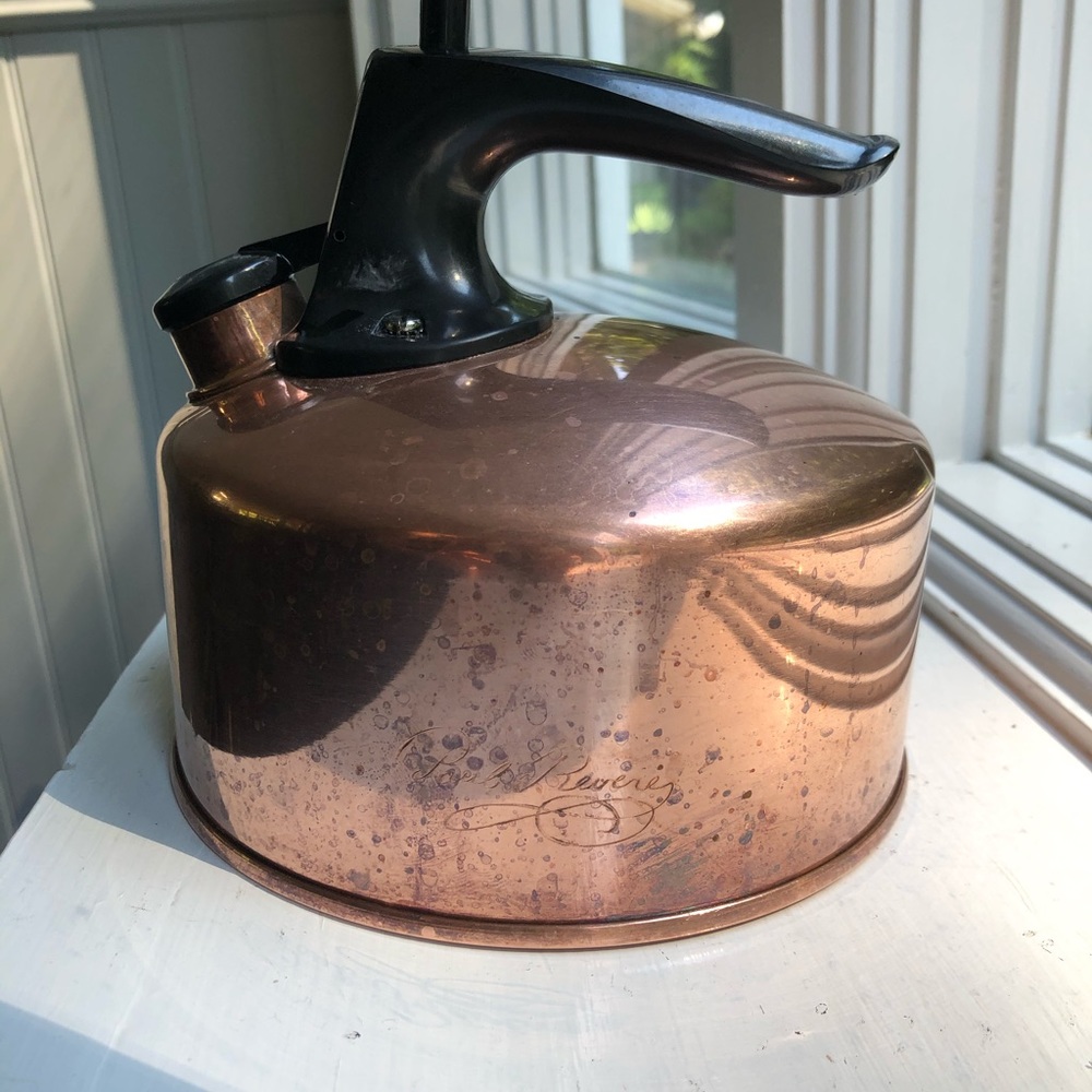 Copper tea kettle